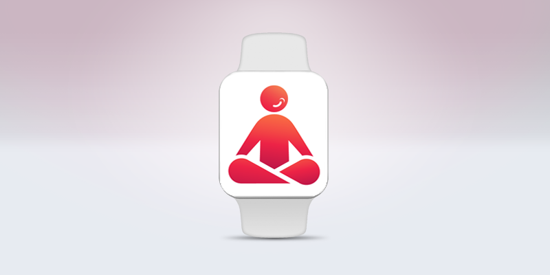 Logo de 10% Happier sur une smartwatch